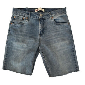 Levis 514 Blue Jean Cutoff Shorts Sz 18 Reg 29x7.5 Straight Gorpcore Normcore